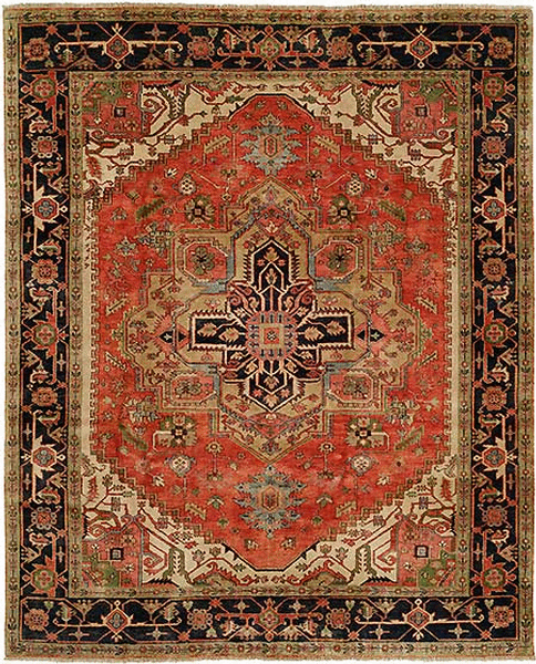 HRI Serapi Heritage SH14A Red Rug