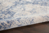 Nourison Clearance Silky Textures SLY01 Ivory/Blue Rug