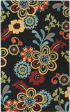 Surya rug co. | black rug | storm | rugs done right