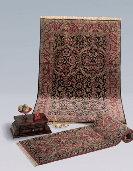 Shalom Brothers Antique Heritage SS17 Black Rug