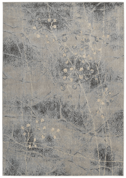 Nourison Sale Somerset ST74 Silver Blue Rug