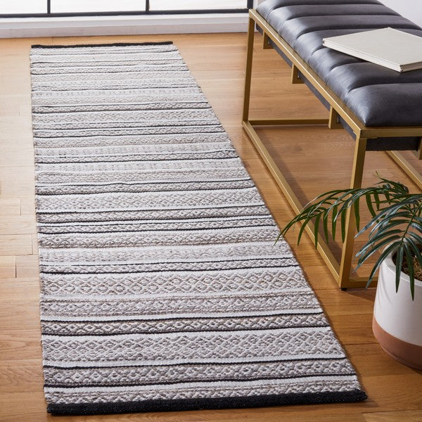 safavieh clearance striped kilim stk101z black rug