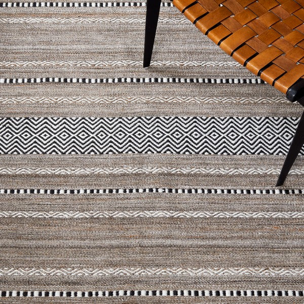 safavieh clearance striped kilim stk101z black rug