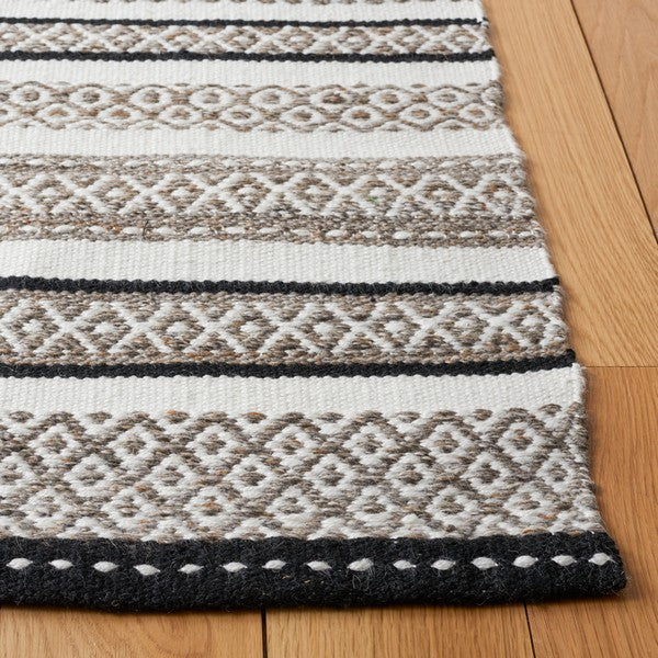 safavieh clearance striped kilim stk102z black rug