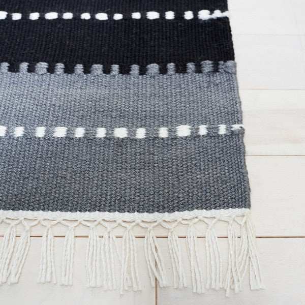 safavieh clearance striped kilim stk103z black rug