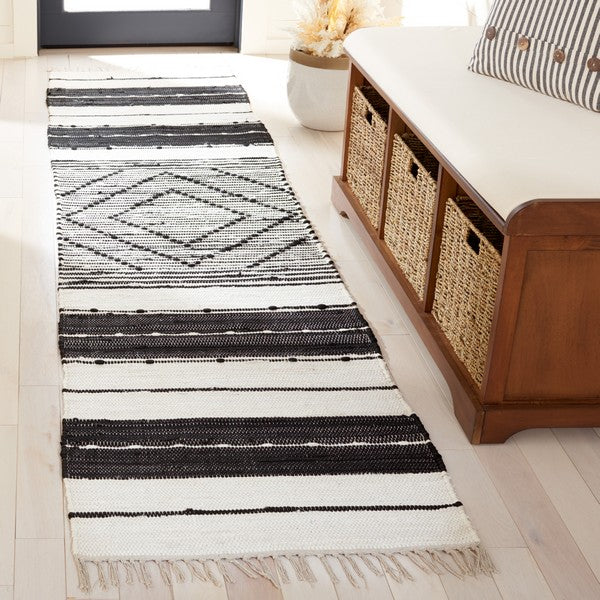 safavieh clearance striped kilim stk200z black rug