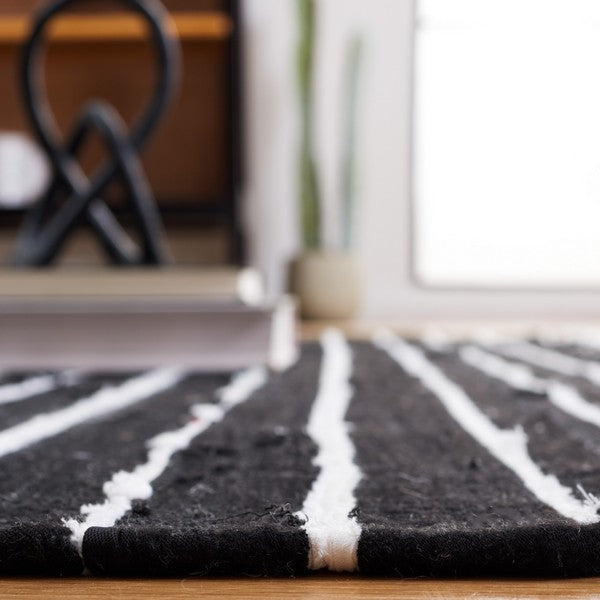 safavieh clearance striped kilim stk202z black rug