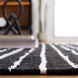 safavieh clearance striped kilim stk202z black rug