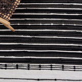 safavieh clearance striped kilim stk202z black rug