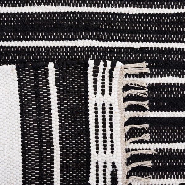 safavieh clearance striped kilim stk202z black rug