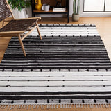 safavieh clearance striped kilim stk202z black rug