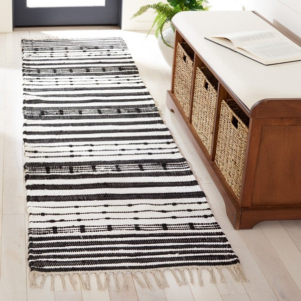 safavieh clearance striped kilim stk205z black rug