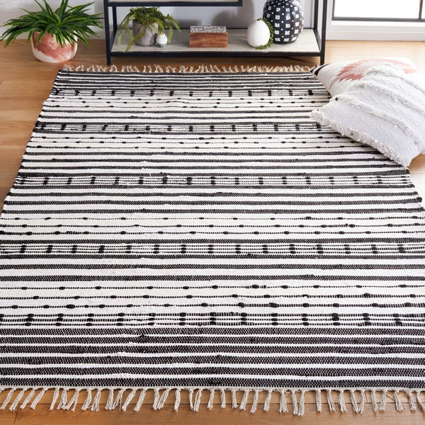 safavieh clearance striped kilim stk205z black rug