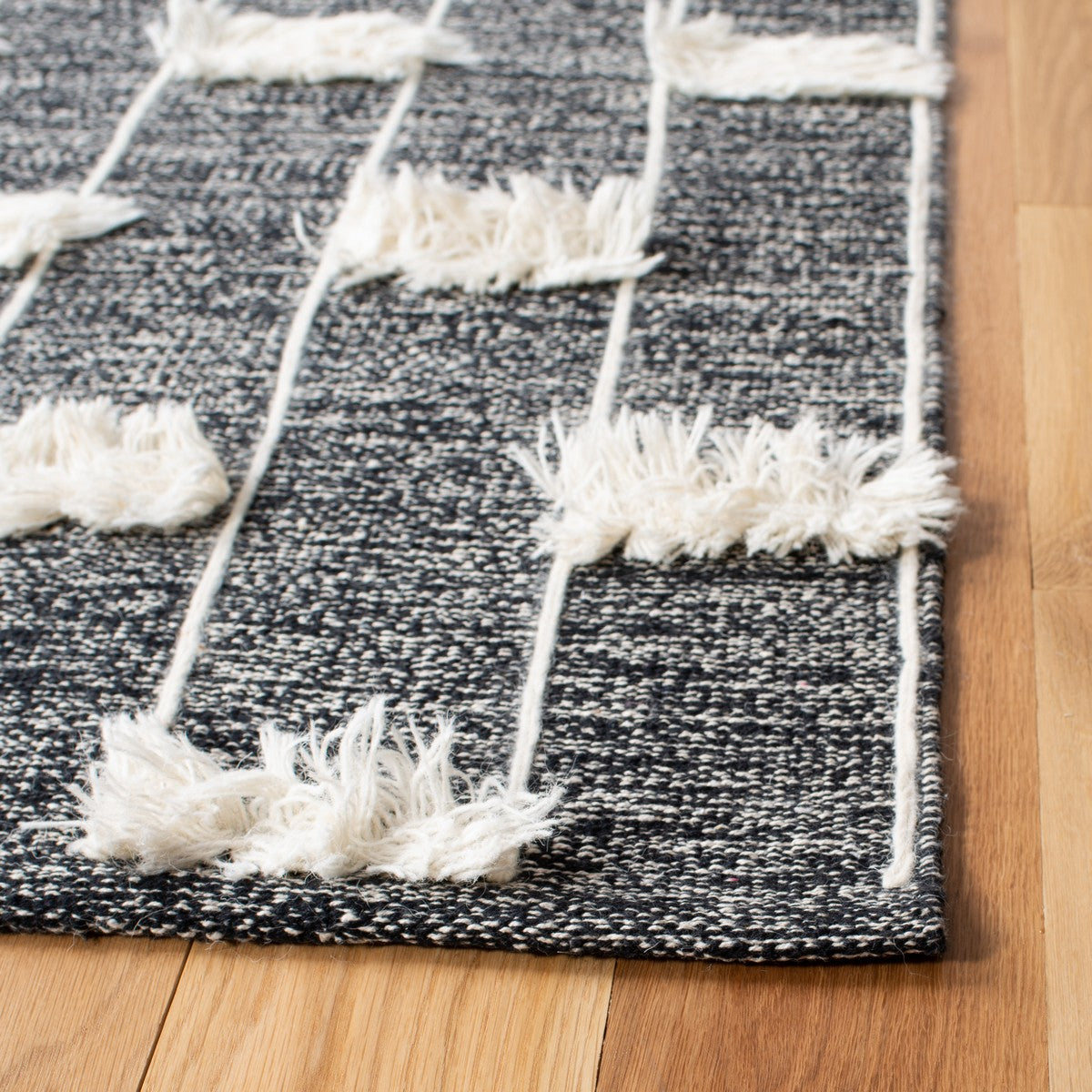 safavieh clearance striped kilim stk508z black rug
