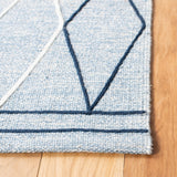 safavieh clearance striped kilim stk510m light blue rug