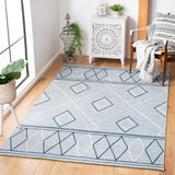 safavieh clearance striped kilim stk510m light blue rug