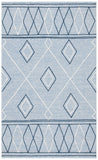 safavieh clearance striped kilim stk510m light blue rug