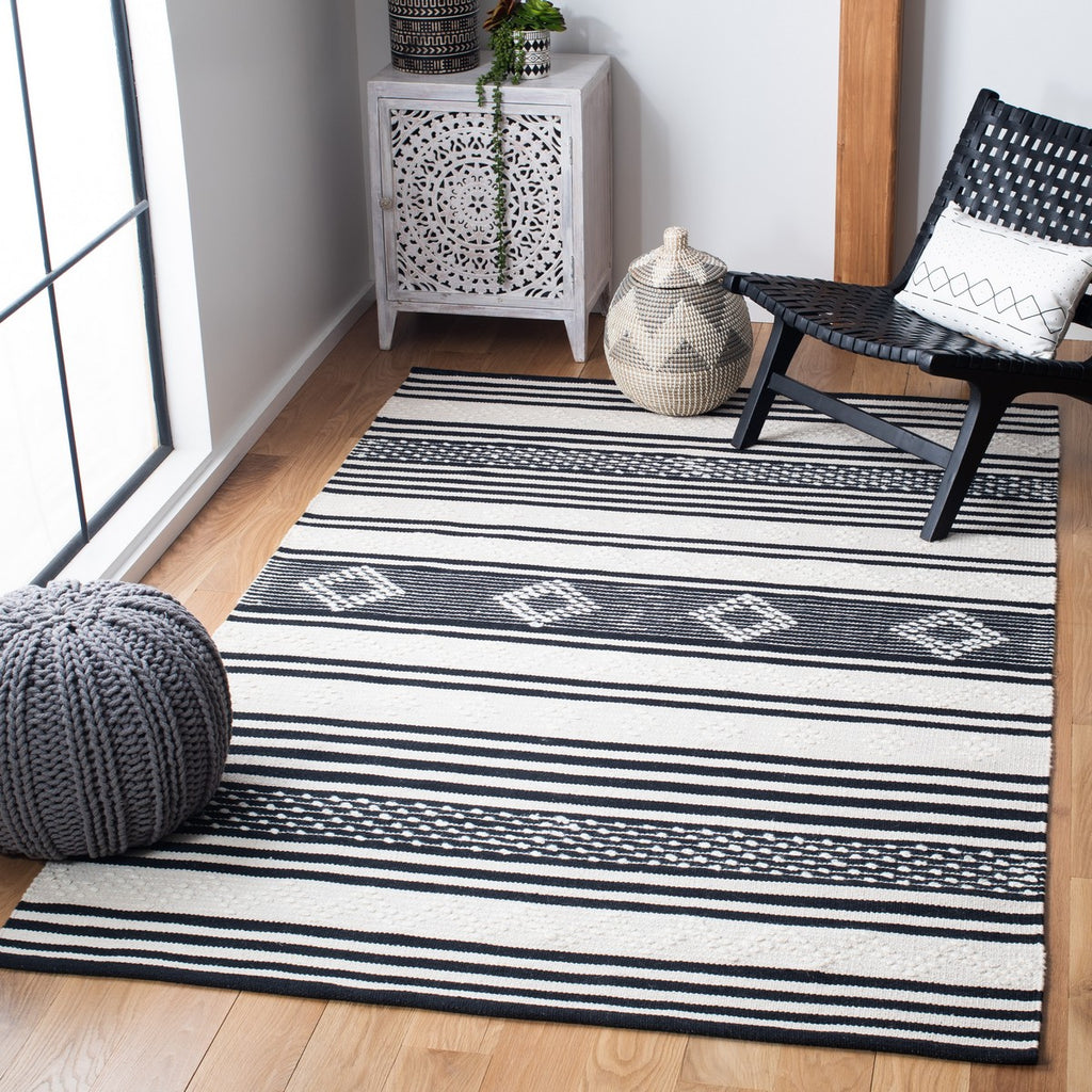 safavieh clearance striped kilim stk511z black rug