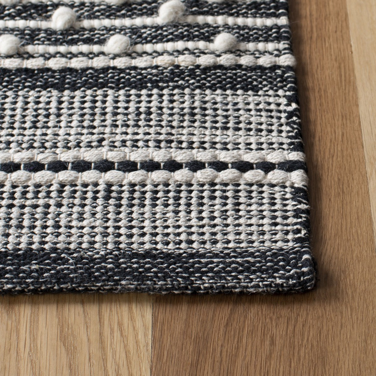 safavieh clearance striped kilim stk516z black rug