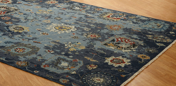 Rugs Done Right Soumak Southwick AC88 Denim Blues Rug