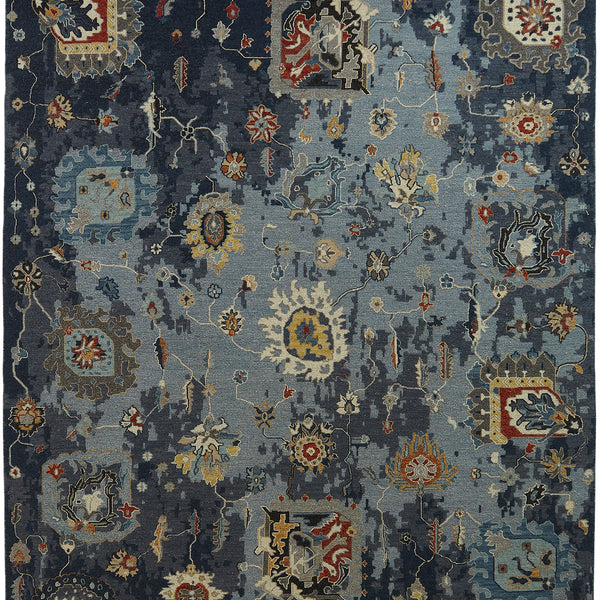 Rugs Done Right Soumak Southwick AC88 Denim Blues Rug