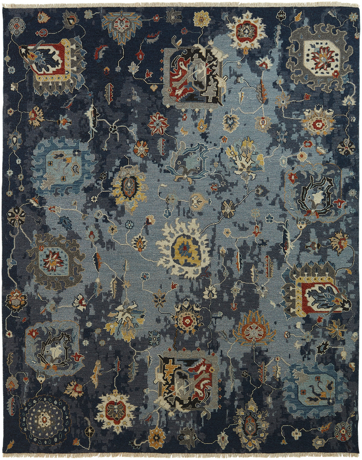 Rugs Done Right Soumak Southwick AC88 Denim Blues Rug