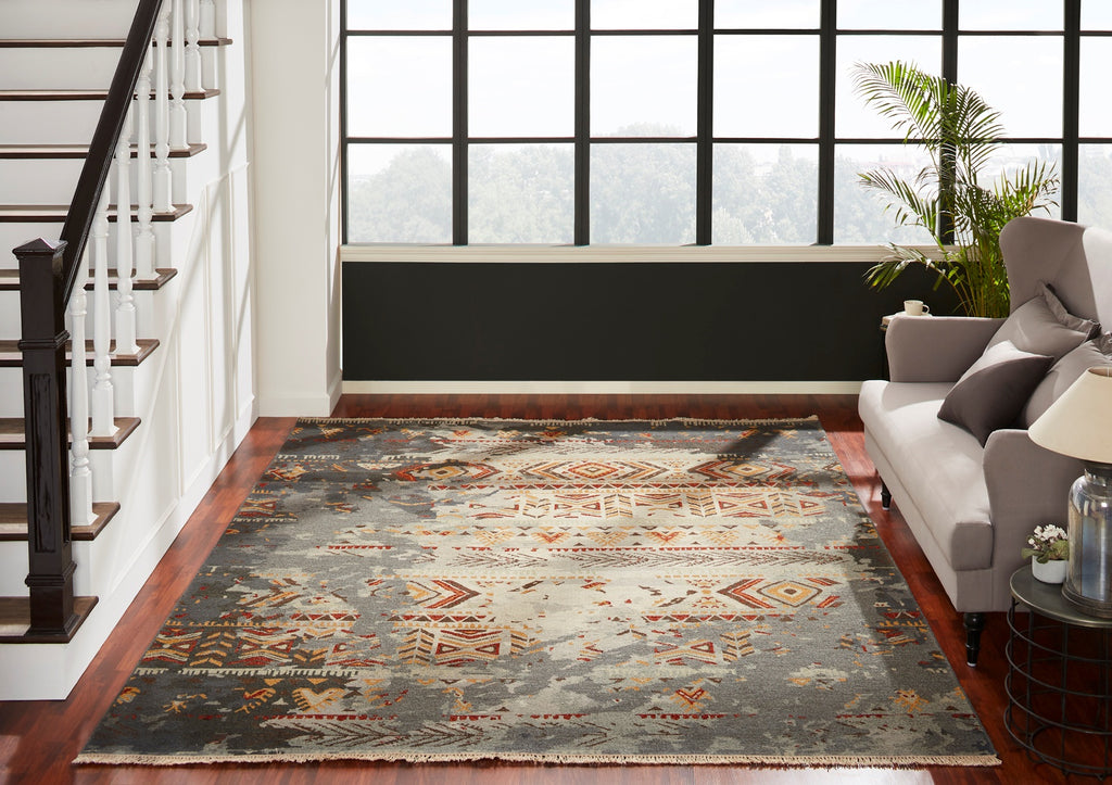 Rugs Done Right Soumak Southwick AC94 Zinc Desert Sunset Rug