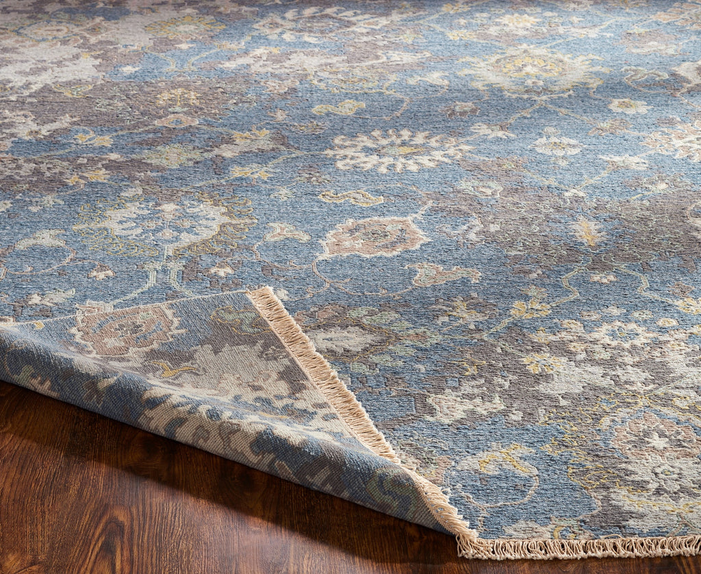 Rugs Done Right Soumak Southwick AE57 French Blue Grey Rug