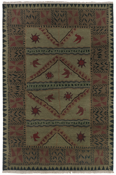 Tibet Rug Company 60 CT SUNDIAL Olive Rug