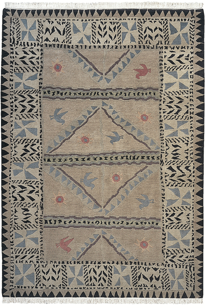 Tibet Rug Company Kilimanjaro SUNDIAL Khaki Rug