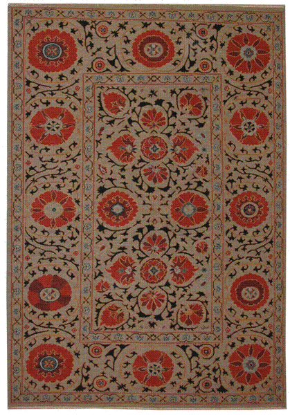 Tibet Rug Company Suzani SUZANI11 Mocha Rug