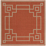 Surya Rug Co. Alfresco Rust Rug | Border Rugs | Rugs Done Right 