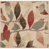 Transitional Surya Leaves Riley Burgundy Rug | Burgundy Rugs | Rugs Done Right 