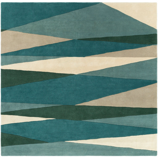 Surya Rug Co. Forum Teal Rug | Contemporary Rugs | Rugs Done Right 