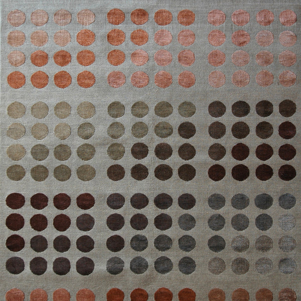 Tibet Rug Company 100 CT w/ Silk Shadow Palette Grey Rug