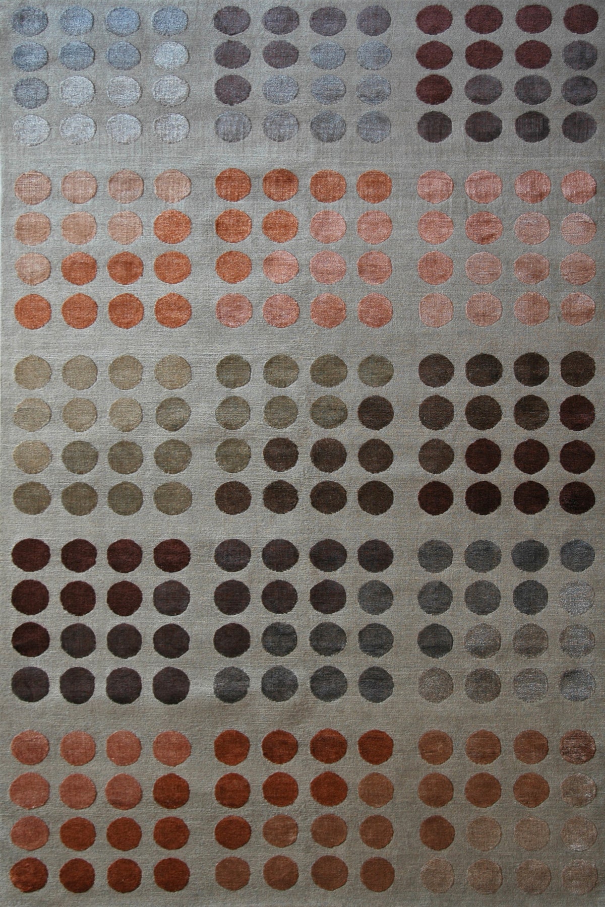 Tibet Rug Company 100 CT w/ Silk Shadow Palette Grey Rug