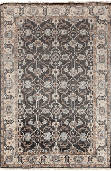 Surya rug co. | Black rug | Theodora | rugs done right