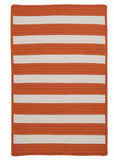 colonial mills stripe it tr19 tangerine rug