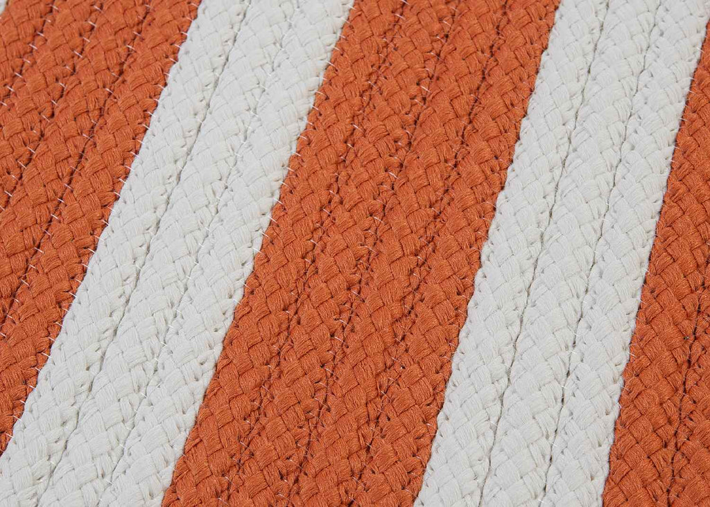 colonial mills stripe it tr19 tangerine rug