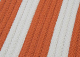 colonial mills stripe it tr19 tangerine rug