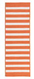 colonial mills stripe it tr19 tangerine rug