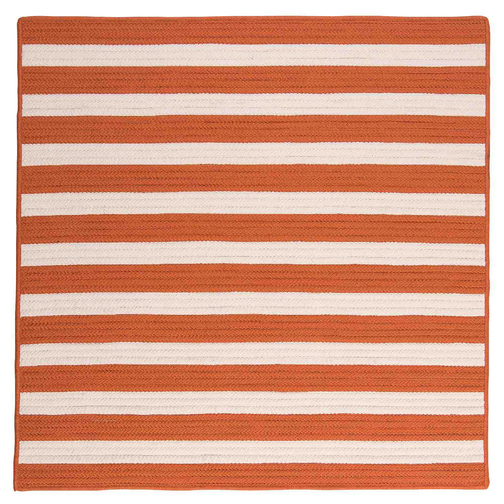 colonial mills stripe it tr19 tangerine rug