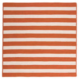 colonial mills stripe it tr19 tangerine rug