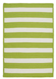 colonial mills stripe it tr29 bright lime rug