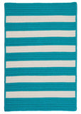 colonial mills stripe it tr49 turquoise rug