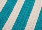 colonial mills stripe it tr49 turquoise rug