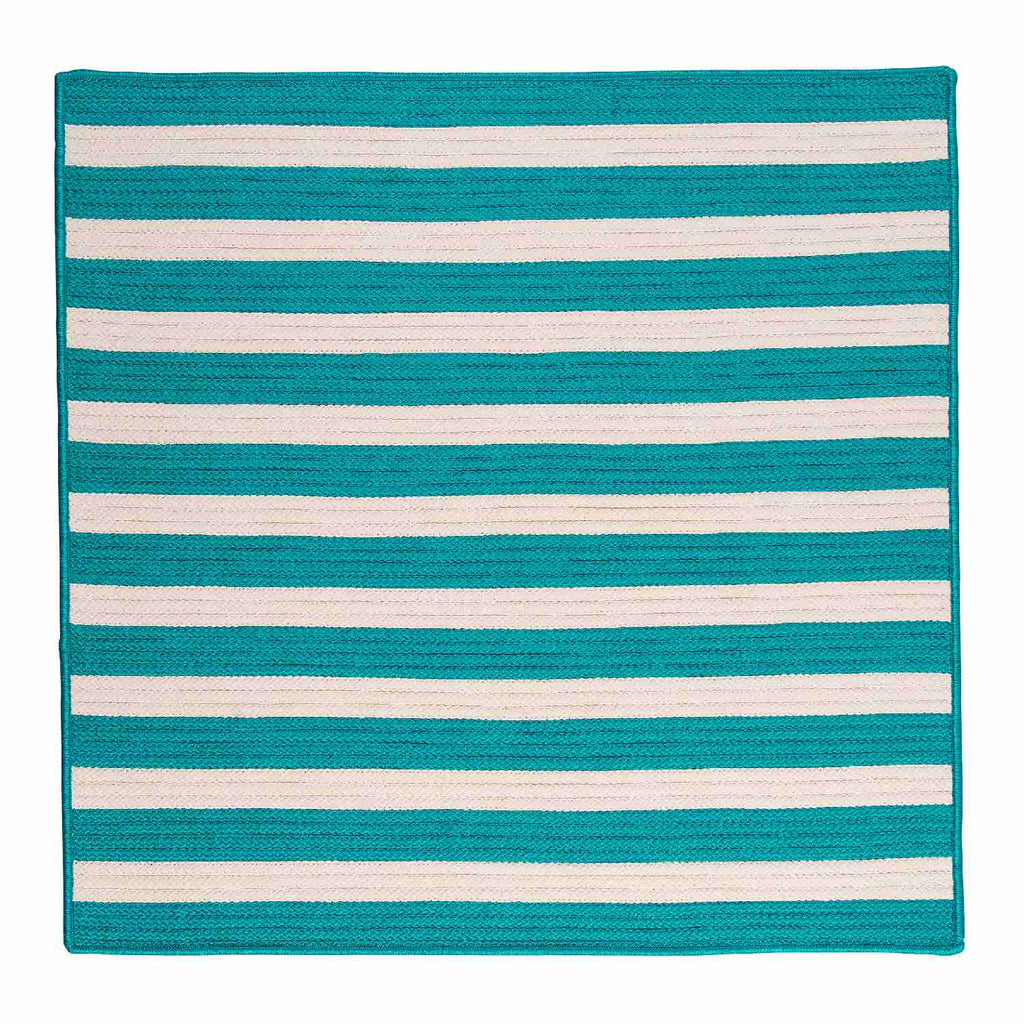 colonial mills stripe it tr49 turquoise rug