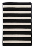 colonial mills stripe it tr89 black white rug