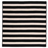 colonial mills stripe it tr89 black white rug