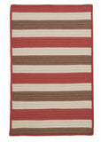 colonial mills stripe it tr99 terracotta rug